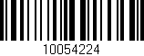 Código de barras (EAN, GTIN, SKU, ISBN): '10054224'