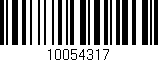 Código de barras (EAN, GTIN, SKU, ISBN): '10054317'