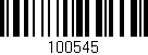 Código de barras (EAN, GTIN, SKU, ISBN): '100545'
