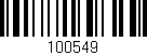 Código de barras (EAN, GTIN, SKU, ISBN): '100549'