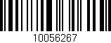 Código de barras (EAN, GTIN, SKU, ISBN): '10056267'