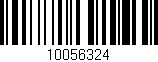 Código de barras (EAN, GTIN, SKU, ISBN): '10056324'