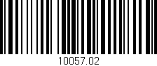 Código de barras (EAN, GTIN, SKU, ISBN): '10057.02'