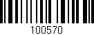 Código de barras (EAN, GTIN, SKU, ISBN): '100570'