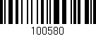 Código de barras (EAN, GTIN, SKU, ISBN): '100580'