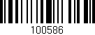 Código de barras (EAN, GTIN, SKU, ISBN): '100586'