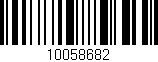 Código de barras (EAN, GTIN, SKU, ISBN): '10058682'