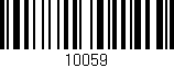 Código de barras (EAN, GTIN, SKU, ISBN): '10059'