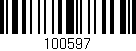 Código de barras (EAN, GTIN, SKU, ISBN): '100597'