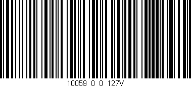 Código de barras (EAN, GTIN, SKU, ISBN): '10059_0_0_127V'