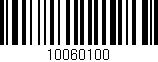 Código de barras (EAN, GTIN, SKU, ISBN): '10060100'