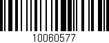 Código de barras (EAN, GTIN, SKU, ISBN): '10060577'