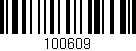 Código de barras (EAN, GTIN, SKU, ISBN): '100609'