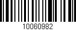 Código de barras (EAN, GTIN, SKU, ISBN): '10060982'