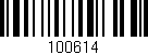 Código de barras (EAN, GTIN, SKU, ISBN): '100614'