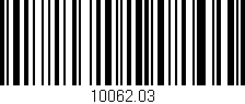 Código de barras (EAN, GTIN, SKU, ISBN): '10062.03'