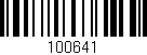 Código de barras (EAN, GTIN, SKU, ISBN): '100641'