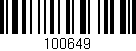 Código de barras (EAN, GTIN, SKU, ISBN): '100649'