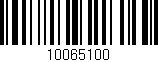 Código de barras (EAN, GTIN, SKU, ISBN): '10065100'