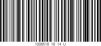 Código de barras (EAN, GTIN, SKU, ISBN): '1006518_18_14_U'
