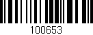 Código de barras (EAN, GTIN, SKU, ISBN): '100653'