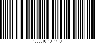 Código de barras (EAN, GTIN, SKU, ISBN): '1006618_18_14_U'