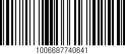 Código de barras (EAN, GTIN, SKU, ISBN): '1006687740641'