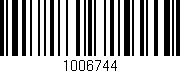 Código de barras (EAN, GTIN, SKU, ISBN): '1006744'