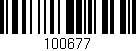 Código de barras (EAN, GTIN, SKU, ISBN): '100677'