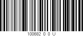 Código de barras (EAN, GTIN, SKU, ISBN): '100682_0_0_U'