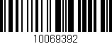 Código de barras (EAN, GTIN, SKU, ISBN): '10069392'