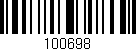 Código de barras (EAN, GTIN, SKU, ISBN): '100698'