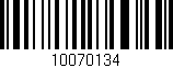 Código de barras (EAN, GTIN, SKU, ISBN): '10070134'