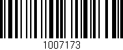 Código de barras (EAN, GTIN, SKU, ISBN): '1007173'