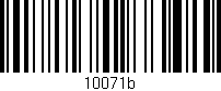 Código de barras (EAN, GTIN, SKU, ISBN): '10071b'