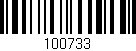 Código de barras (EAN, GTIN, SKU, ISBN): '100733'
