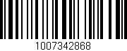 Código de barras (EAN, GTIN, SKU, ISBN): '1007342868'