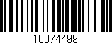 Código de barras (EAN, GTIN, SKU, ISBN): '10074499'