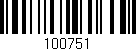 Código de barras (EAN, GTIN, SKU, ISBN): '100751'
