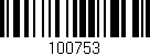 Código de barras (EAN, GTIN, SKU, ISBN): '100753'