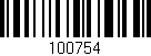 Código de barras (EAN, GTIN, SKU, ISBN): '100754'