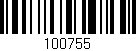 Código de barras (EAN, GTIN, SKU, ISBN): '100755'