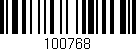 Código de barras (EAN, GTIN, SKU, ISBN): '100768'