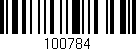 Código de barras (EAN, GTIN, SKU, ISBN): '100784'