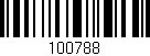 Código de barras (EAN, GTIN, SKU, ISBN): '100788'