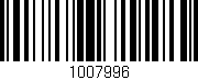 Código de barras (EAN, GTIN, SKU, ISBN): '1007996'
