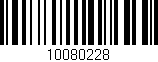Código de barras (EAN, GTIN, SKU, ISBN): '10080228'