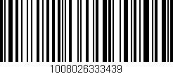 Código de barras (EAN, GTIN, SKU, ISBN): '1008026333439'
