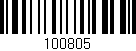 Código de barras (EAN, GTIN, SKU, ISBN): '100805'