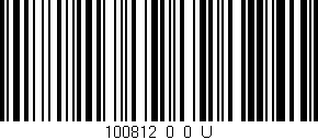 Código de barras (EAN, GTIN, SKU, ISBN): '100812_0_0_U'